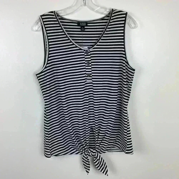🆕NWT ana sleeveless top with tie waist size M - Picture 1 of 9